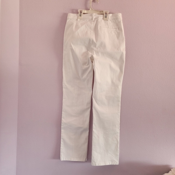 J. Mclaughlin Rainey straight leg jeans front seam kick flare ankle Lenght - Picture 7 of 12